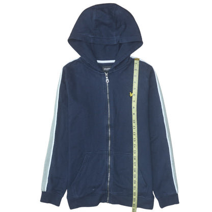 Lyle & Scott Boys Blue Full Zip Hoodie 12-13 Years Cotton Blend