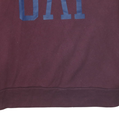 Womens UK Size XL Gap Red Pullover Sweatshirt