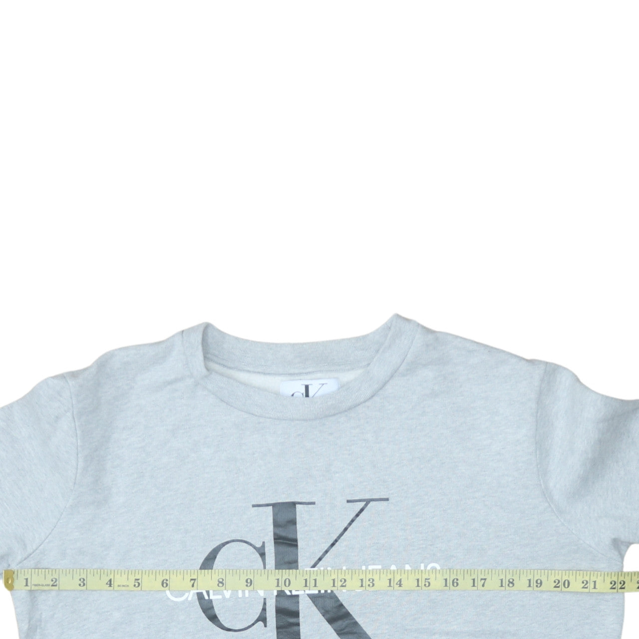 Mens UK Size L Calvin Klein Jeans Grey Pullover Sweatshirt