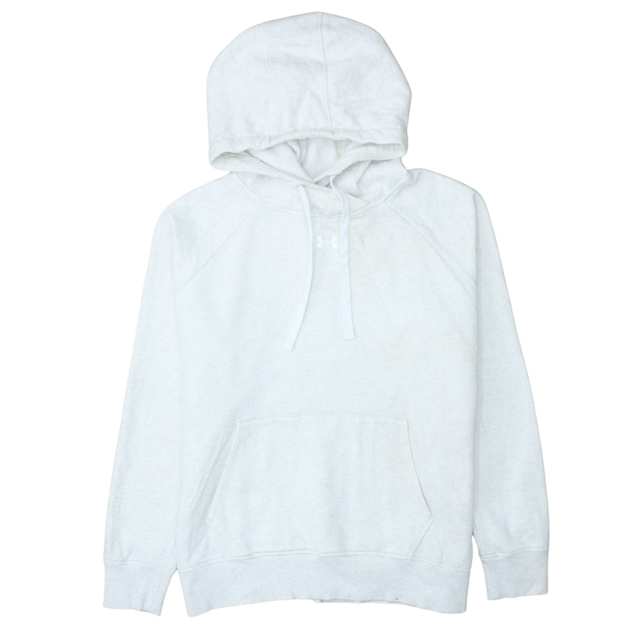 Mens UK Size L Under armour White Pullover Hoodie