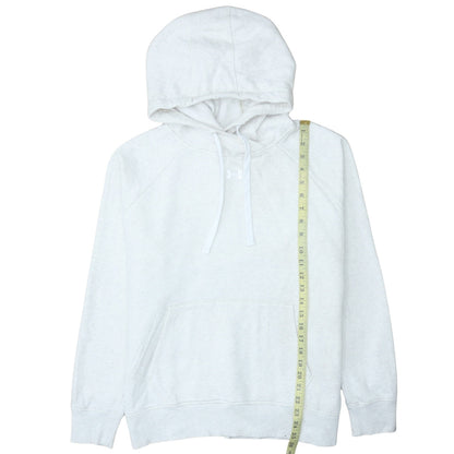 Mens UK Size L Under armour White Pullover Hoodie