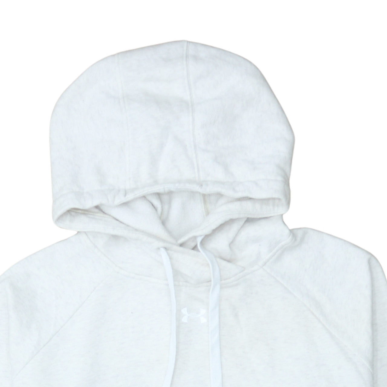 Mens UK Size L Under armour White Pullover Hoodie