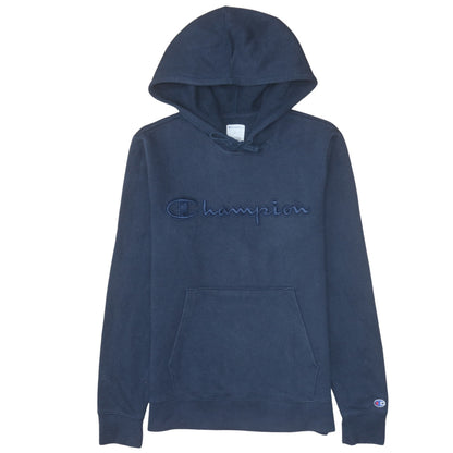 Mens UK Size S Champion Blue Pullover Hoodie