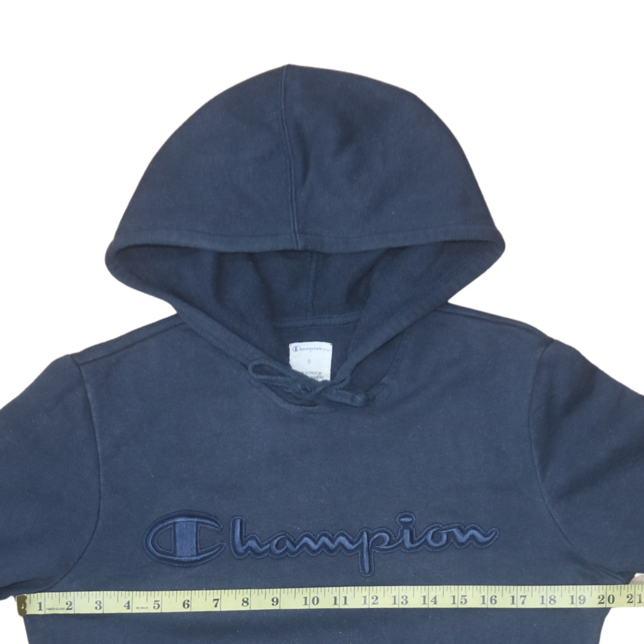 Mens UK Size S Champion Blue Pullover Hoodie