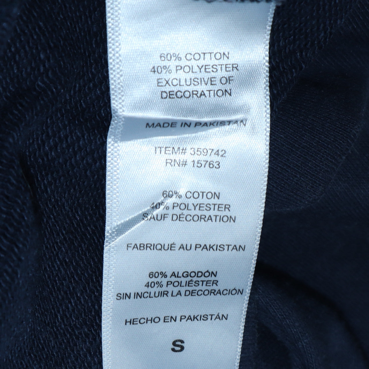 Mens UK Size S Champion Blue Pullover Hoodie