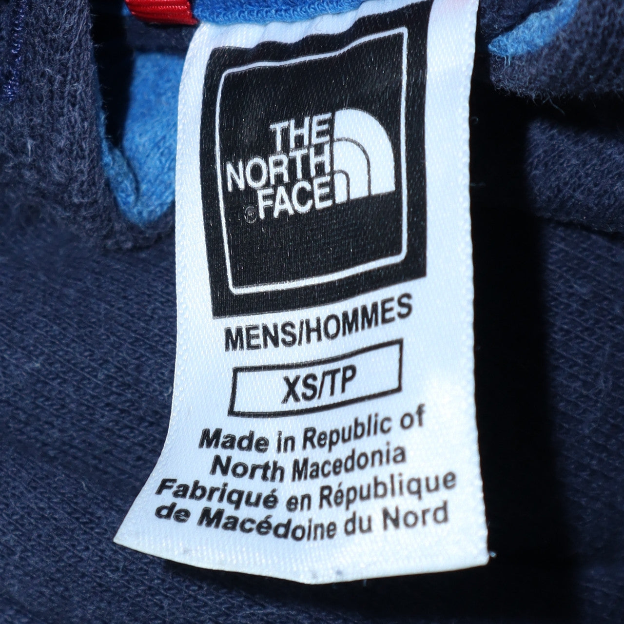 Mens UK Size XS The North Face Blue Pullover Hoodie