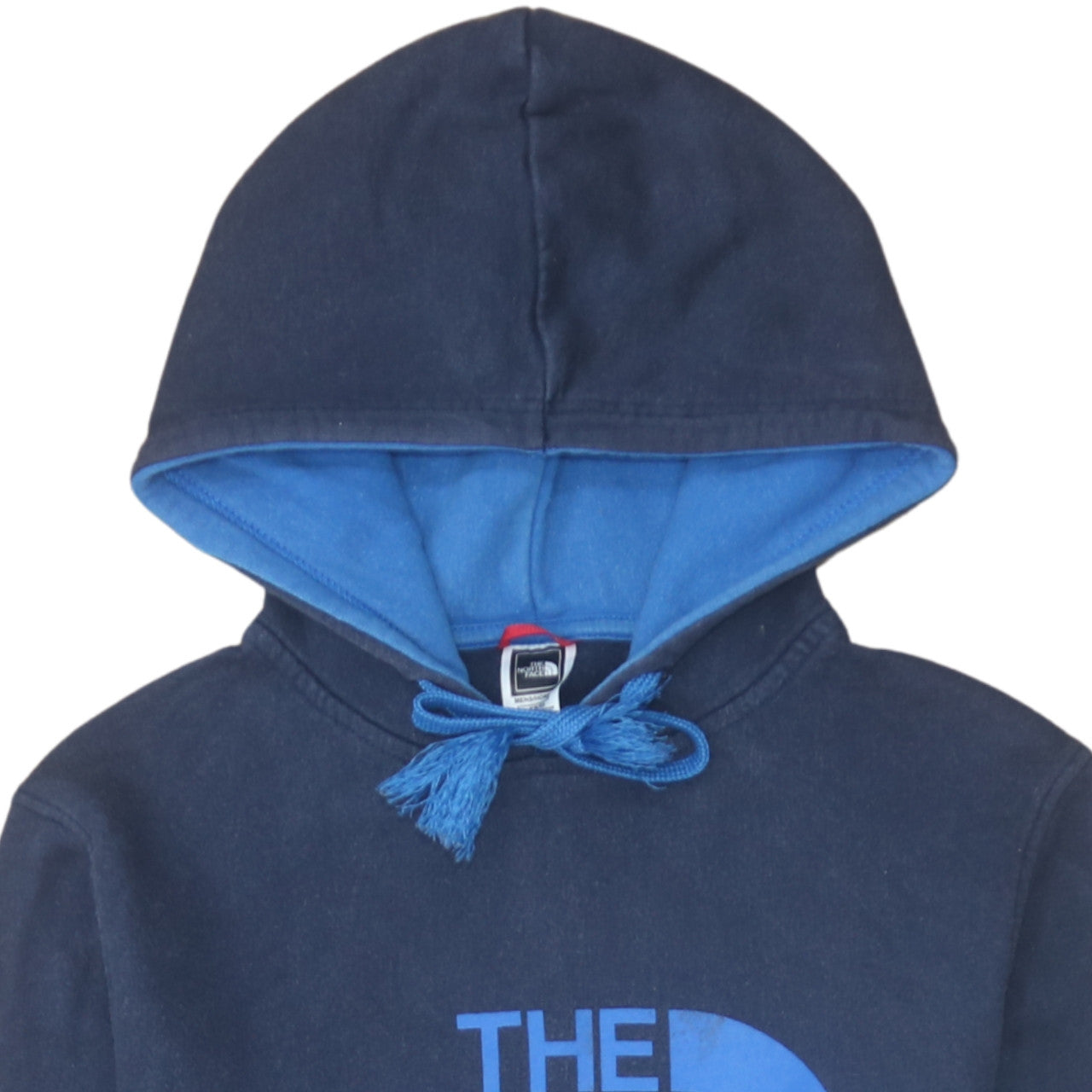 Mens UK Size XS The North Face Blue Pullover Hoodie