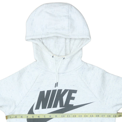 Mens UK Size XS Nike White Pullover Hoodie