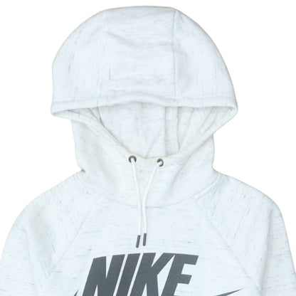 Mens UK Size XS Nike White Pullover Hoodie