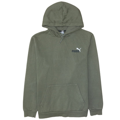 Mens UK Size L PUMA Green Pullover Hoodie
