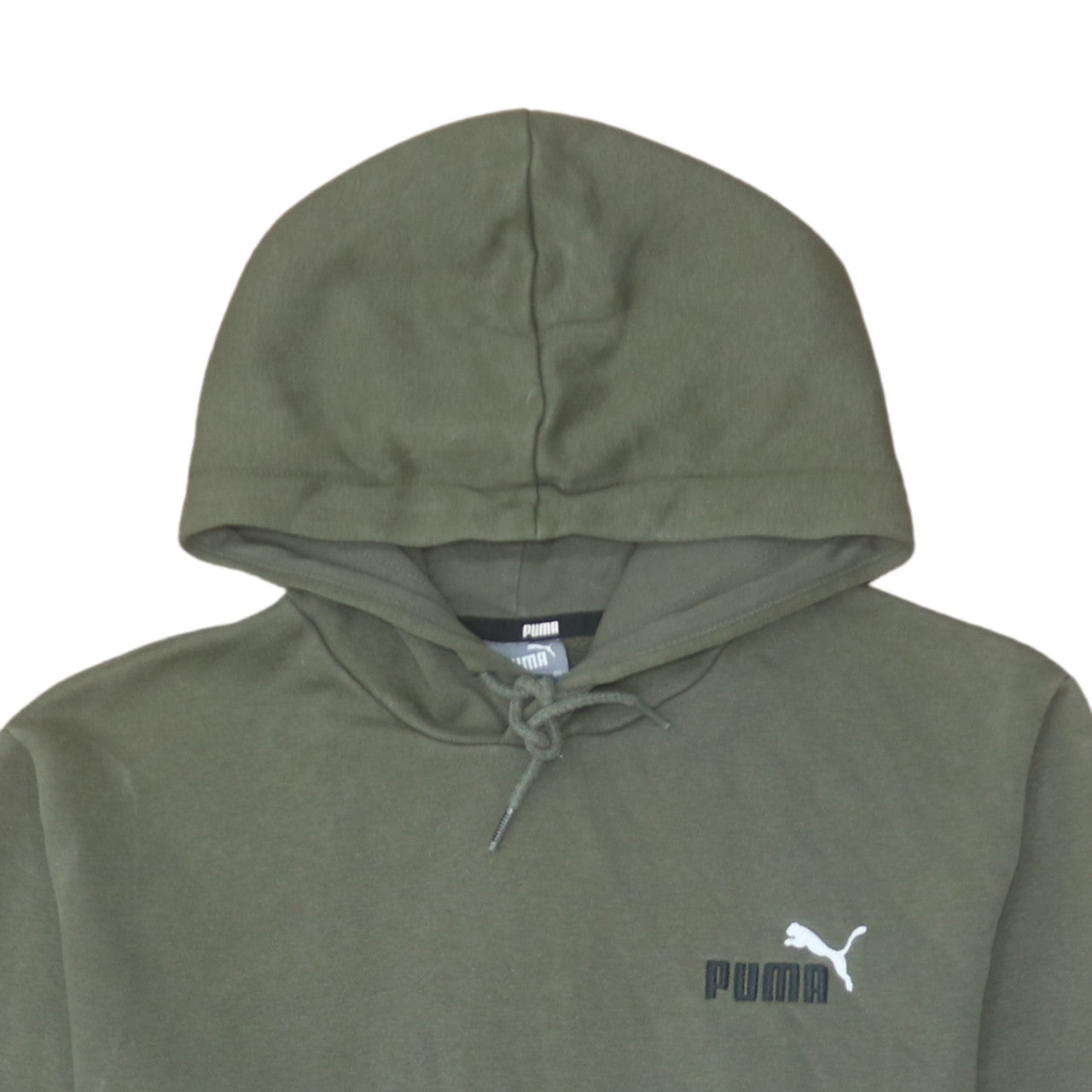 Mens UK Size L PUMA Green Pullover Hoodie