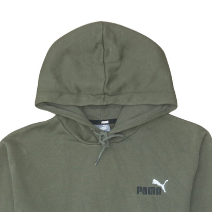 Mens UK Size L PUMA Green Pullover Hoodie