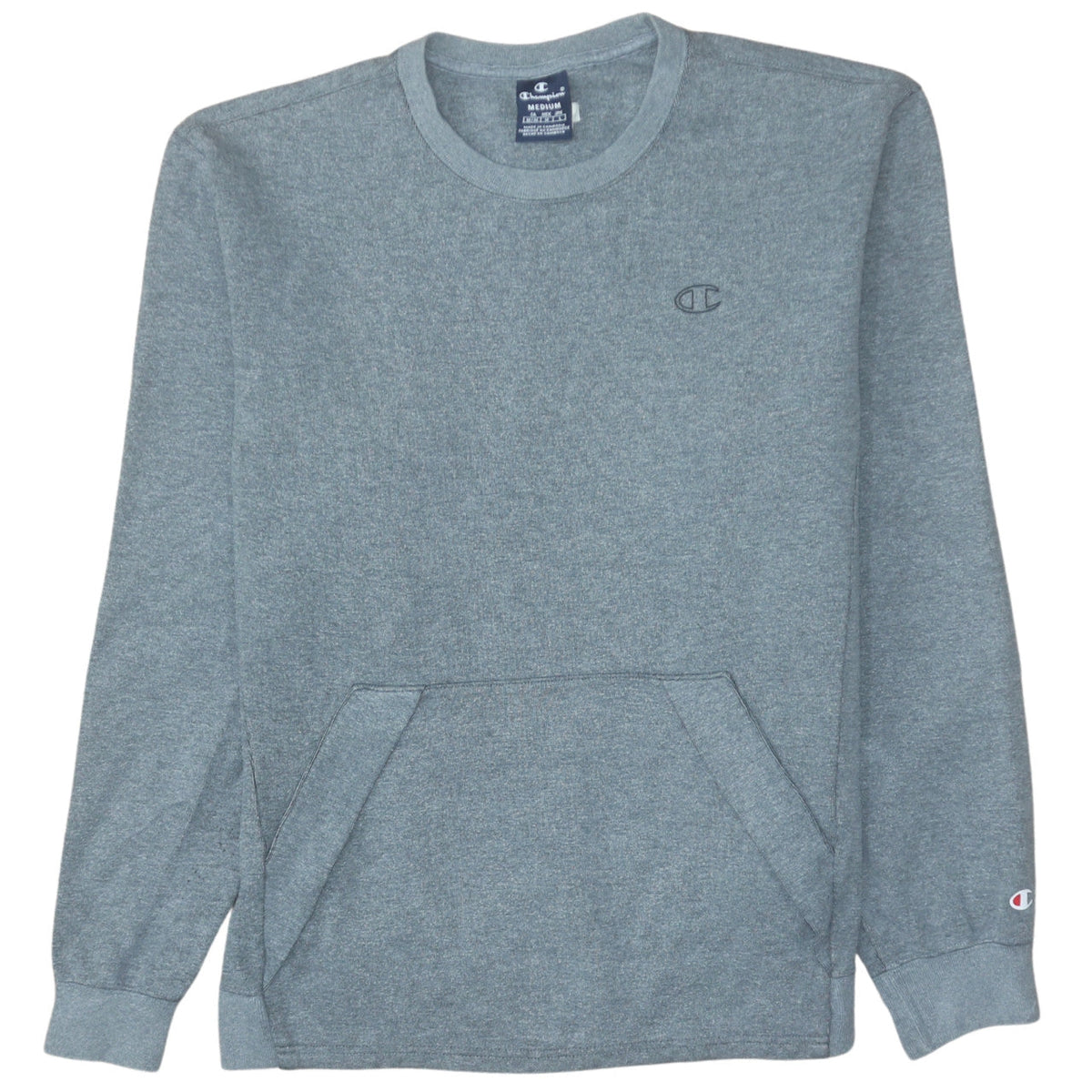 Mens UK Size M Champion Grey Pullover Sweatshirt