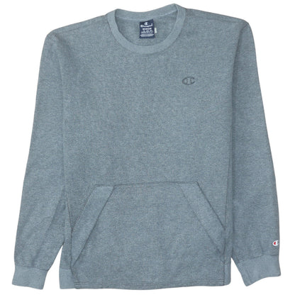 Mens UK Size M Champion Grey Pullover Sweatshirt