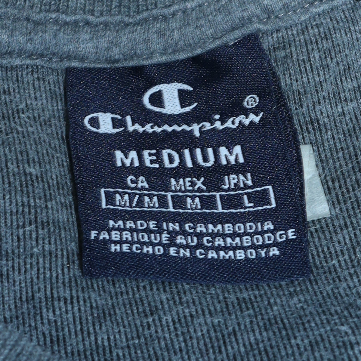 Mens UK Size M Champion Grey Pullover Sweatshirt