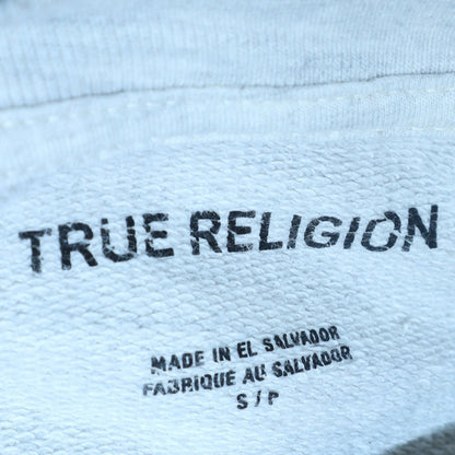 True Religion Men's Grey Heart Graphic Cotton T-Shirt Size S