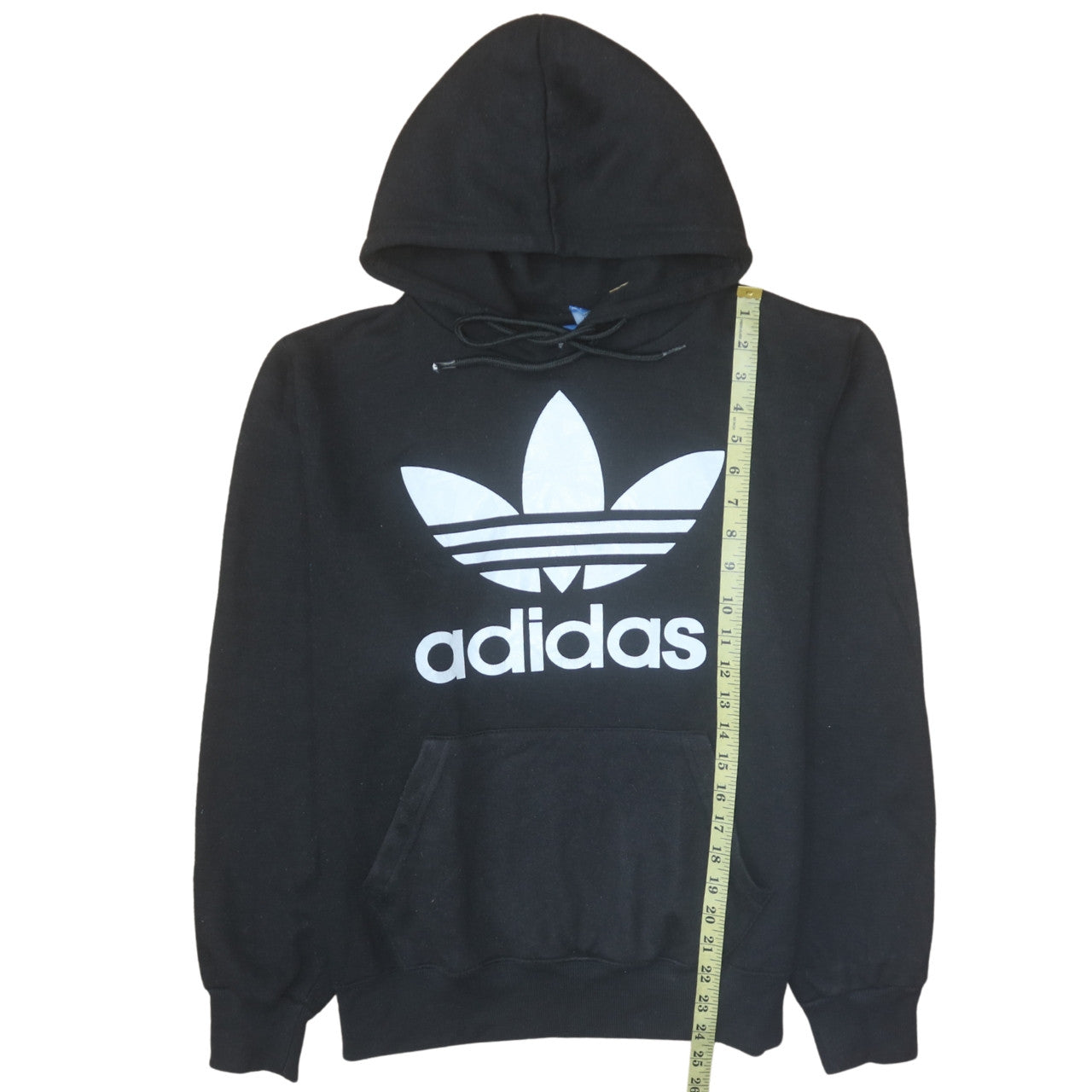 Mens UK Size M adidas Black Pullover Hoodie