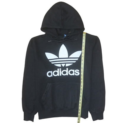 Mens UK Size M adidas Black Pullover Hoodie