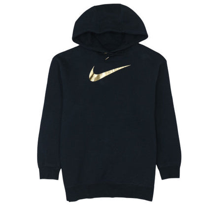 Womens UK Size XS Nike Black Pullover Hoodie