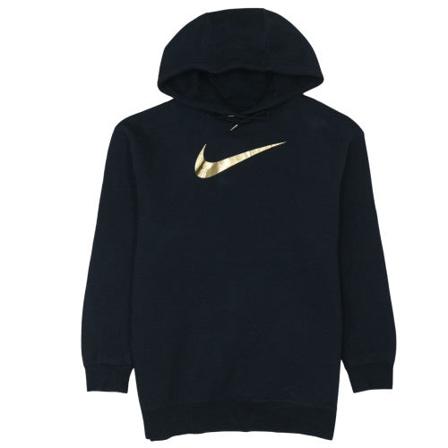 Womens UK Size XS Nike Black Pullover Hoodie