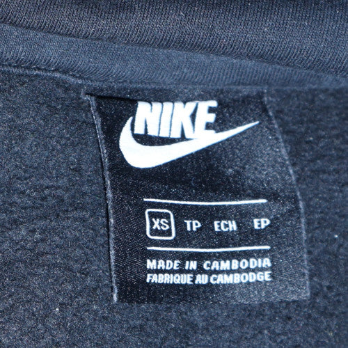 Womens UK Size XS Nike Black Pullover Hoodie