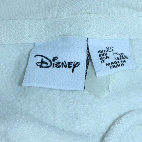 Womens UK Size XS Disney Ivory Pullover Hoodie