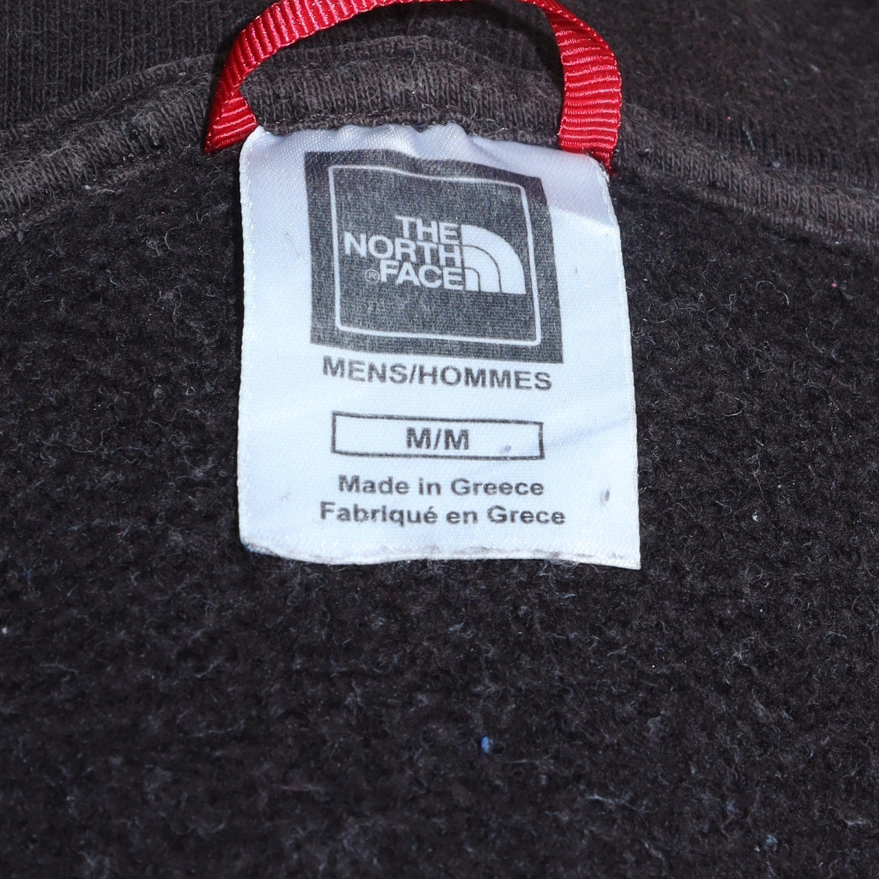 Mens UK Size M The North Face Brown Full Zip Hoodie