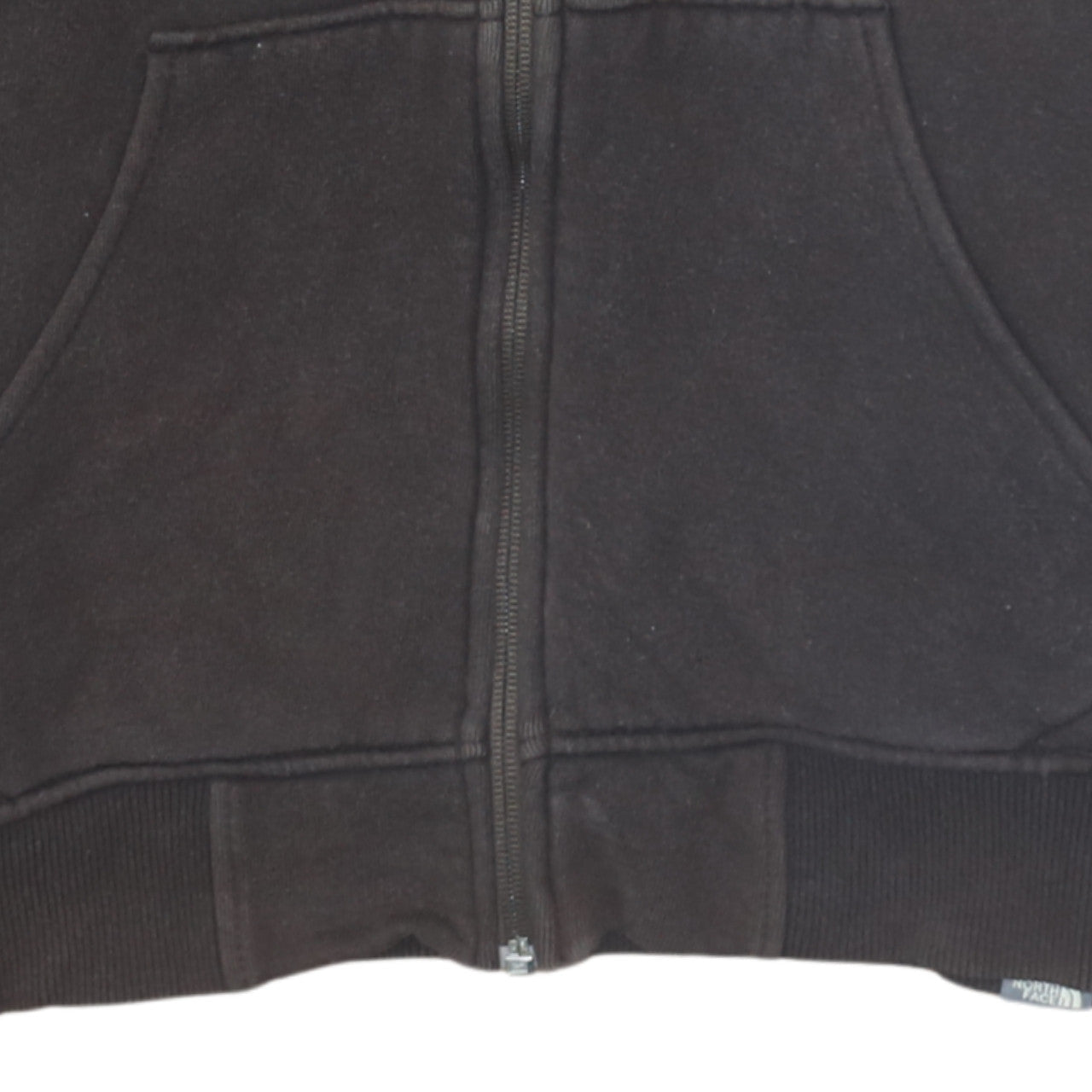 Mens UK Size M The North Face Brown Full Zip Hoodie