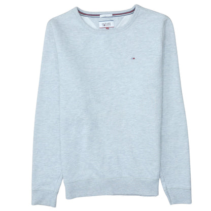 Mens UK Size M Tommy Hilfiger Grey Pullover Sweatshirt