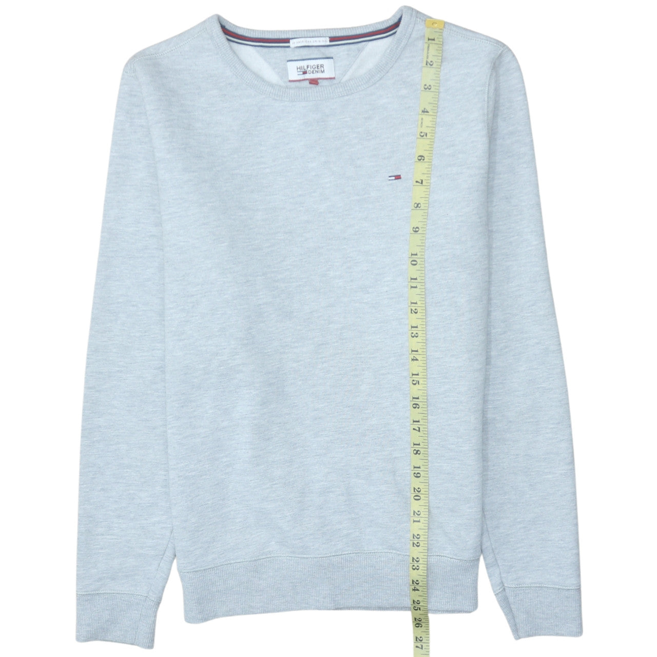 Mens UK Size M Tommy Hilfiger Grey Pullover Sweatshirt