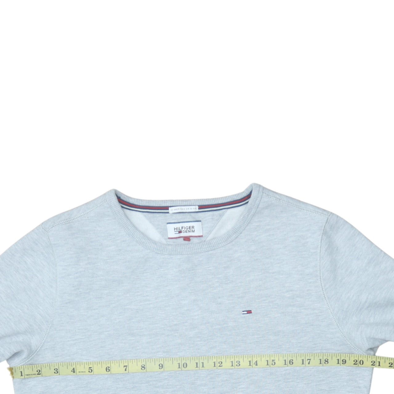 Mens UK Size M Tommy Hilfiger Grey Pullover Sweatshirt