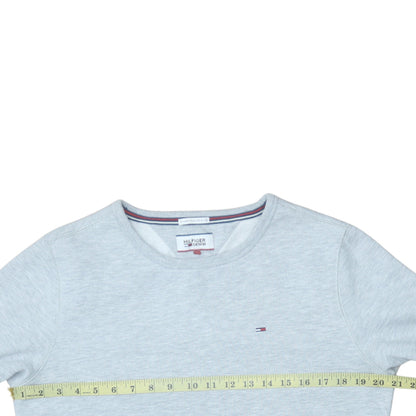 Mens UK Size M Tommy Hilfiger Grey Pullover Sweatshirt