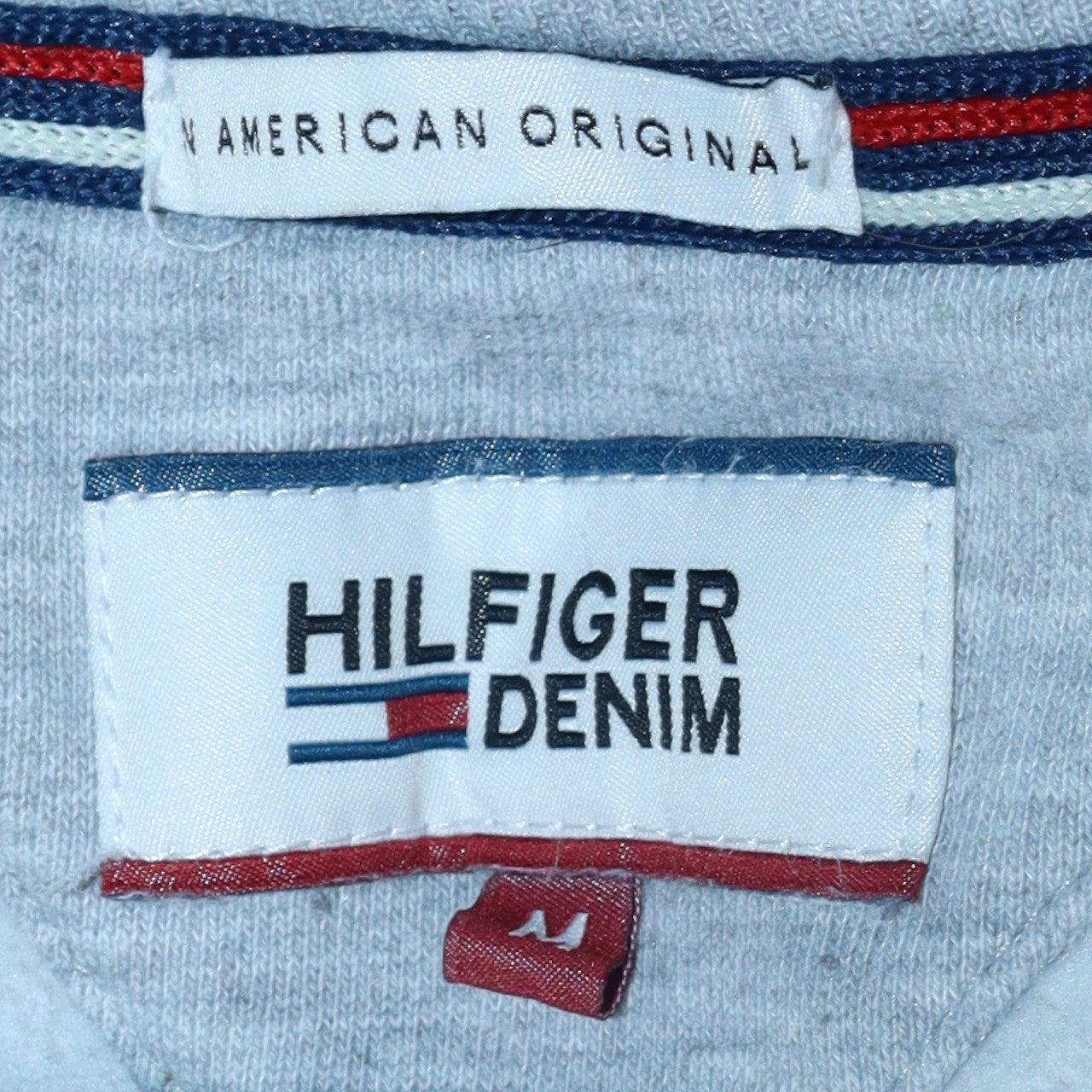 Mens UK Size M Tommy Hilfiger Grey Pullover Sweatshirt