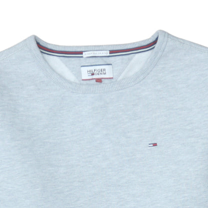 Mens UK Size M Tommy Hilfiger Grey Pullover Sweatshirt