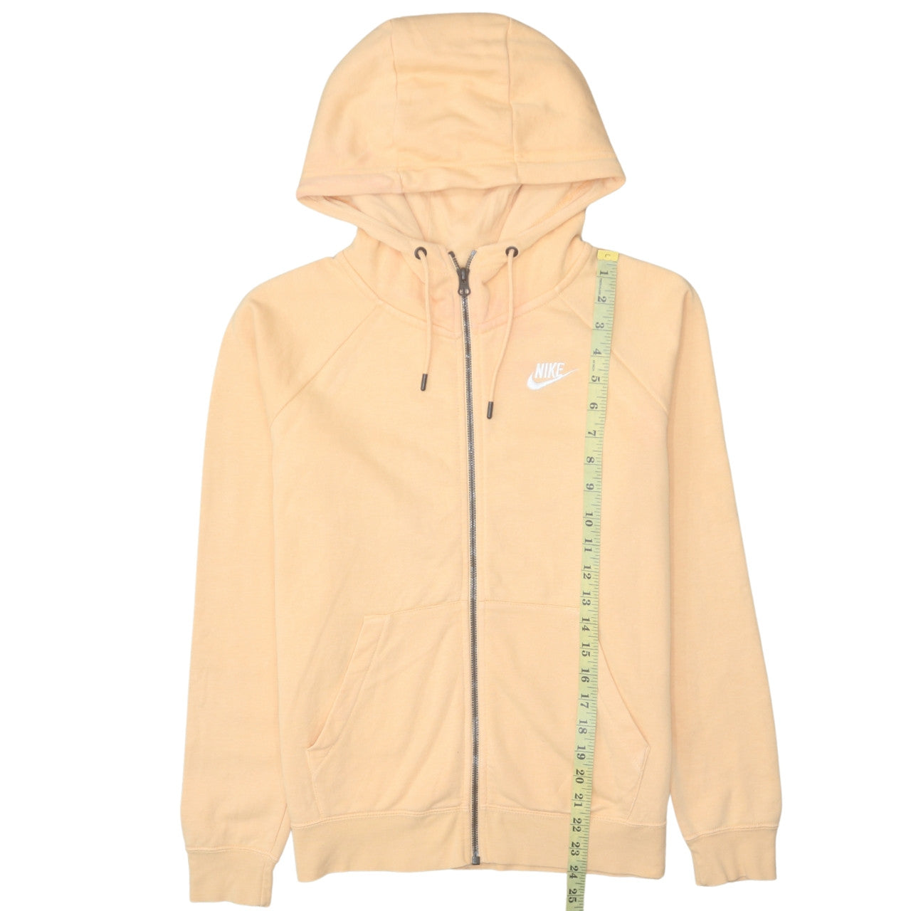 Mens UK Size S Nike Beige Full Zip Hoodie