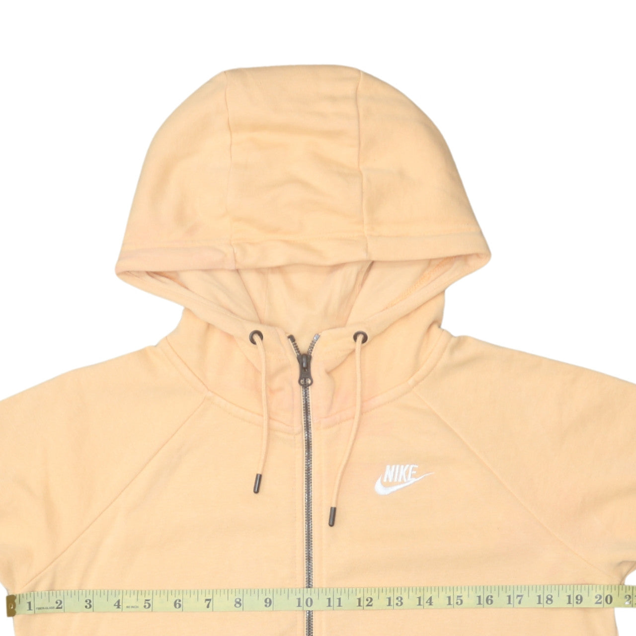 Mens UK Size S Nike Beige Full Zip Hoodie