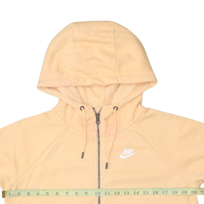 Mens UK Size S Nike Beige Full Zip Hoodie