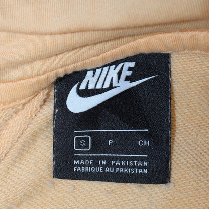 Mens UK Size S Nike Beige Full Zip Hoodie
