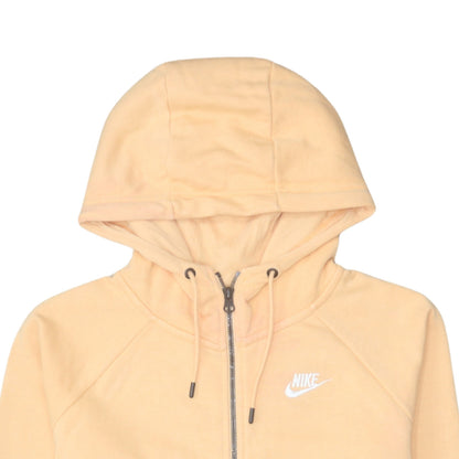 Mens UK Size S Nike Beige Full Zip Hoodie