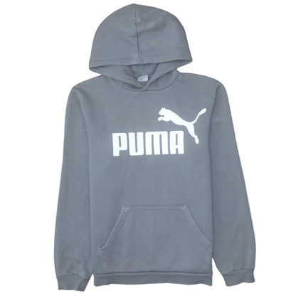 Puma Boys Grey Pullover Hoodie Sweatshirt Size 15-16 Years Regular Fit