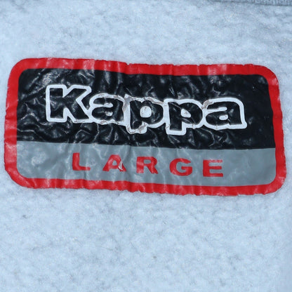 Mens UK Size L Kappa Grey Full Zip Hoodie
