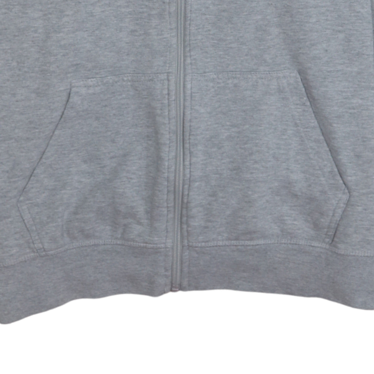 Mens UK Size L Kappa Grey Full Zip Hoodie