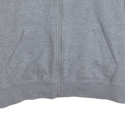 Mens UK Size L Kappa Grey Full Zip Hoodie