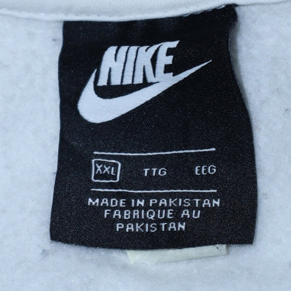 Mens UK Size 2XL Nike White Pullover Sweatshirt
