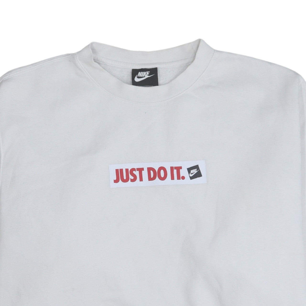 Mens UK Size 2XL Nike White Pullover Sweatshirt