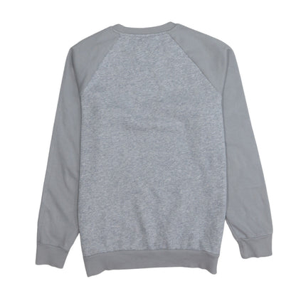 Adidas Boys Grey Pullover Sweatshirt 13-14 Years Crew Neck Fleece Jumper