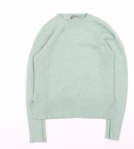 Womens UK Size M Oasis Green Pullover Jumper