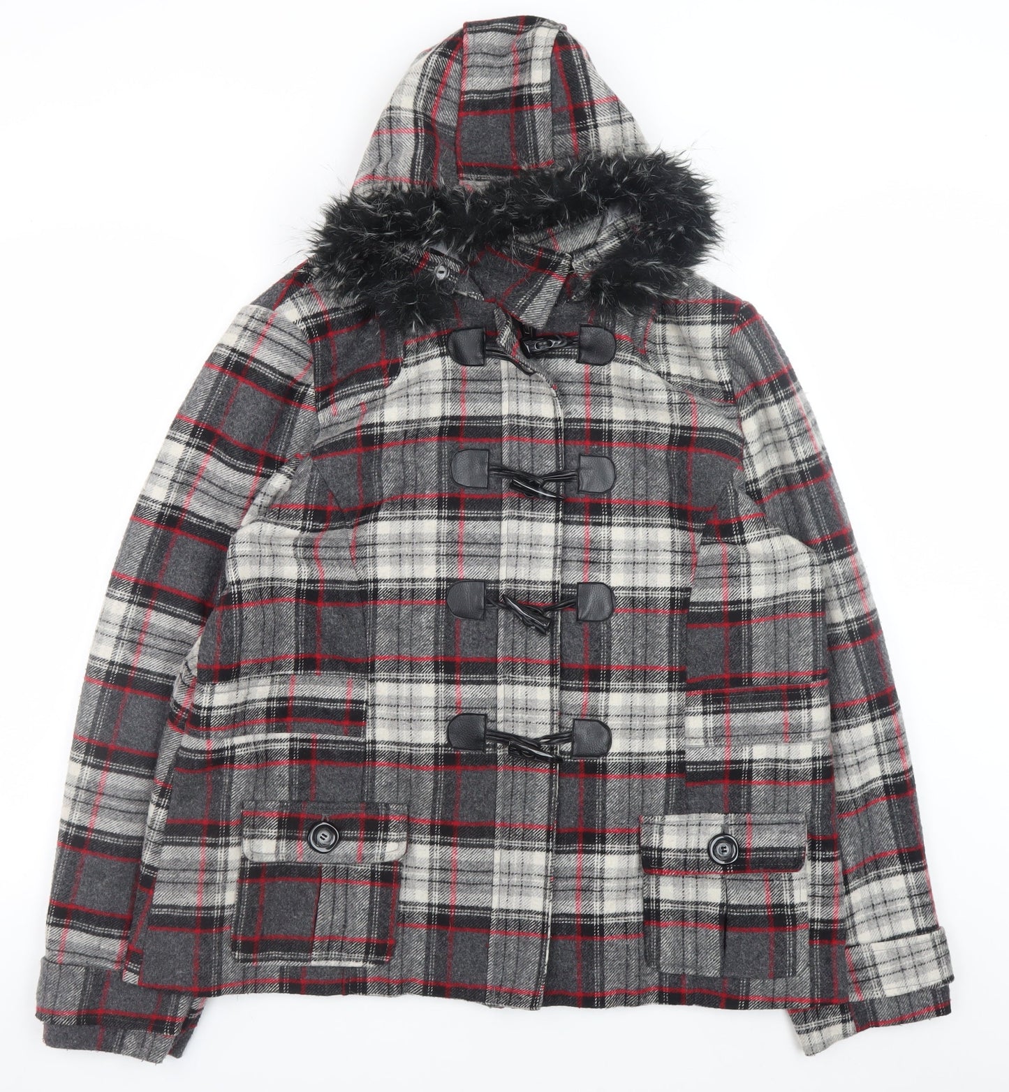 Womens UK Size 18 Be Beau Grey Duffle Coat