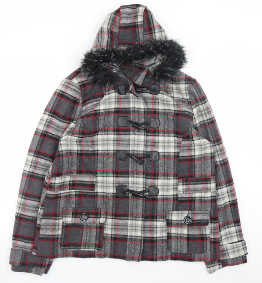 Womens UK Size 18 Be Beau Grey Duffle Coat