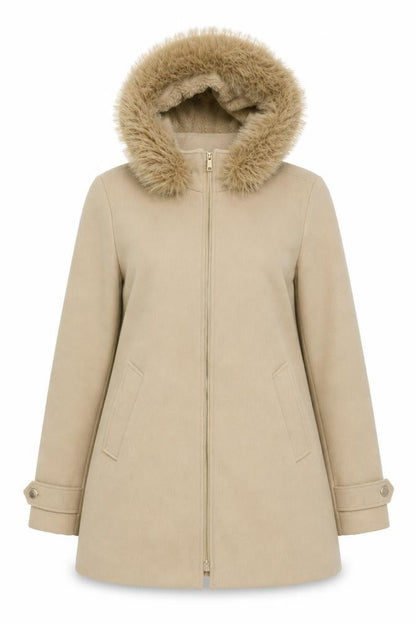Womens UK Size 12 Primark Beige Parka Coat